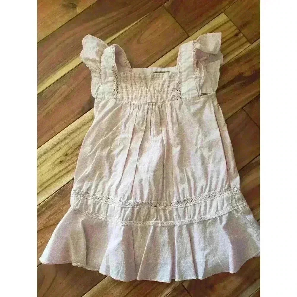 TROIZENFANTS girls SZ‎ 18 m PINK pastel floral flutter dress Toddler